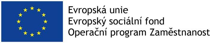 Evropská unie Evropský sociální fond Operační program Zaměstnanost